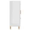 vidaXL Credenza 69,5x34x90 cm in Legno Multistrato Bianco Lucido