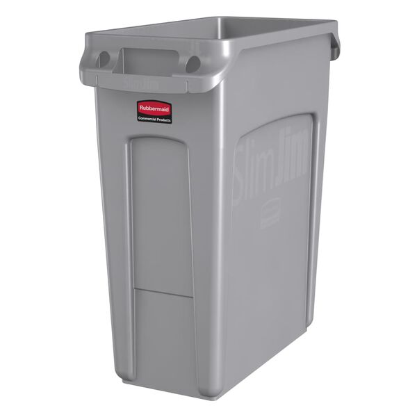 Rubbermaid Contenitore Slim Jim 60 L Grigio