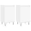 vidaXL Credenze 2 pz Bianche 40x35x70 cm in Legno Multistrato