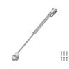 vidaXL Molla Gas Idraulica 12 pcs Argento 280 x 17 x 16 mm PP e Ferro
