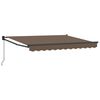 vidaXL Tenda retrattile Tortora 3,5 x 2 m 100% Poliestere e Alluminio
