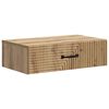 vidaXL Tavolino da Parete Laterale 59 x 34,5 x 17 cm