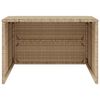 vidaXL Garage per Robot Tosaerba Beige 86x90x52/57 cm in Polyrattan