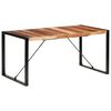 vidaXL Tavolo da Pranzo 160x80x75 cm in Legno Massello