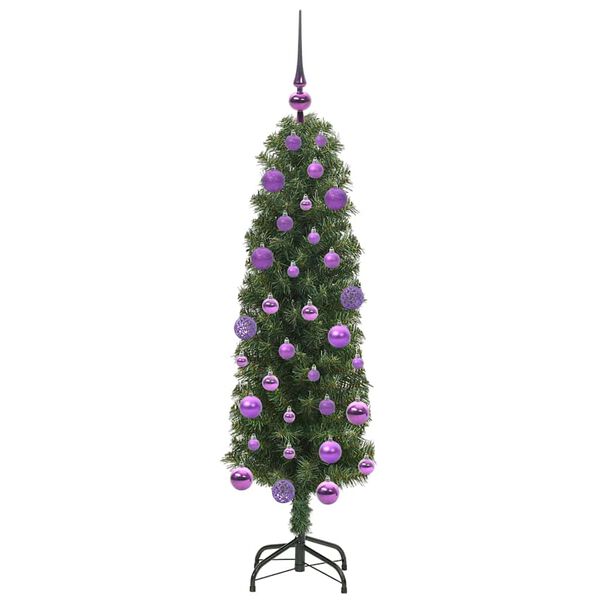 vidaXL Albero di Natale artificiale con 150 LED Verde 120 cm