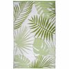 Esschert Design Tappeto da Esterno 241x152 cm Foglie Tropicali OC22