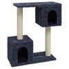 vidaXL Albero per Gatti con Tiragraffi in Sisal Grigio Scuro 60 cm