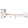 vidaXL Letto Libreria senza Materasso Bianco 140x190 cm Legno di Pino
