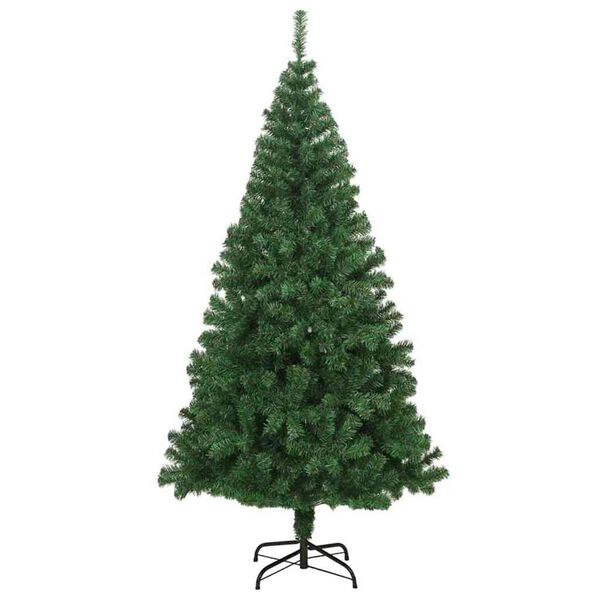 vidaXL Albero di Natale artificiale con 300 LED Verde 180 cm