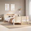 vidaXL Letto Libreria senza Materasso 120x200cm Legno Massello di Pino