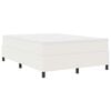 vidaXL Letto a molle Crema e Bianco 140 x 190 cm Tessuto in Cords