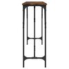 vidaXL Tavolo Consolle Rovere Fumo 200x29x75 cm in Legno Multistrato