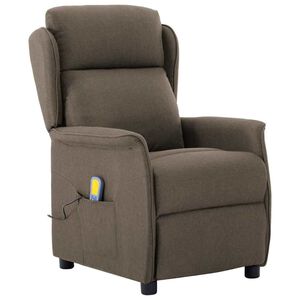 vidaXL Sedia da massaggio Talpa 93.5 x 67.5 x 101.5 cm Tessuto