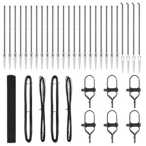 vidaXL Palo della recinzione Grigio