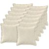 vidaXL Cuscino con cuscino HOUTEN 12 pz Crema Fleece in microfibra