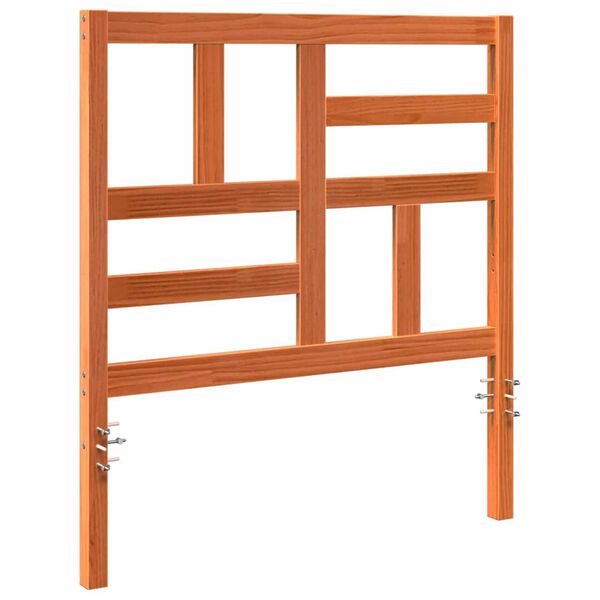 vidaXL Testiera del letto Marrone cerato 80,5 x 4 x 104 cm