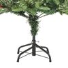 vidaXL Albero di Natale Preilluminato con Pigne Verde 150 cm PVC e PE