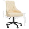 vidaXL Sedie da Pranzo Girevoli 2 pz Crema in Velluto