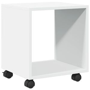 vidaXL Mobiletto con Ruote Bianco 37x33x42,5 cm in Truciolato
