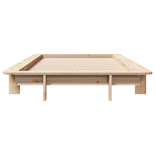 vidaXL Giroletto senza Materasso 100x200 cm in Legno Massello di Pino