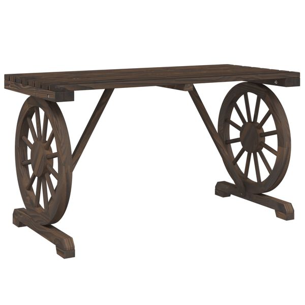 vidaXL Set da Pranzo da Giardino 3 pz in Legno Massello di Abete