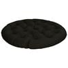 vidaXL Cuscino per Sedia Papasan VIANEN 100% Poliestere Nero