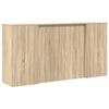 vidaXL Banco Reception Rovere Sonoma 200x50x103,5 cm Legno Multistrato