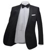 vidaXL Completo Smoking da Uomo in 2 Pezzi Elegante Taglia 46 Nero