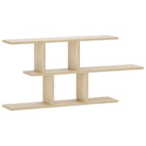 vidaXL Scaffale da parete Rovere Sonoma 100 x 17 x 45.5 cm