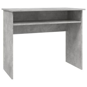 vidaXL Scrivania Grigio Cemento 90x50x74 cm in Legno Multistrato