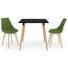 vidaXL Set da Pranzo 3 pz Verde Chiaro