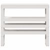 vidaXL Testiera con Ripiani Bianca 75 cm in Legno Massello di Pino