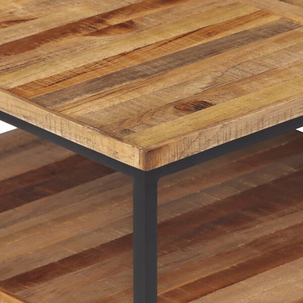 vidaXL Tavolino da Salotto 90x50x39cm Massello Teak di Recupero