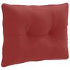 vidaXL Cuscino per schienale PUTTEN 100% Poliestere Rosso Vino