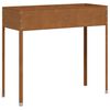 vidaXL Fioriera da Giardino 100,5x40,5x90 cm in Acciaio Corten