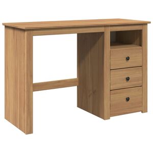 vidaXL Scrivania PANAMA 112x45x75 cm Legno Massello di Pino