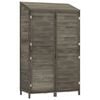 vidaXL Capanno Giardino Antracite 102x52x174,5 cm Legno Massello Abete