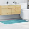 vidaXL Tappetino da bagno antiscivolo Turchese 70 x 120 cm PP