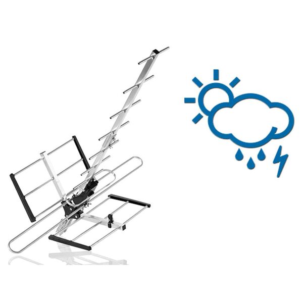 One For All Antenna TV per Esterni 87x42x73,7 cm in Metallo