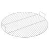 vidaXL Griglia con Maniglie Rotonda &Oslash;54 cm in Acciaio Inox 304