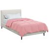 vidaXL Duvet Invernale Trapuntato Rosa 155 x 200 cm Microfibra
