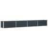 vidaXL Fioriera Antracite 385 x 50 x 45 cm Acciaio zincato