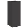 vidaXL Fioriera Nera 32x29x75 cm in Acciaio