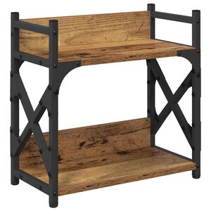 vidaXL Supporto per Stampante Legno vecchio 40 x 20 x 40 cm