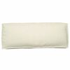 vidaXL Cuscino per schienale pallet con cuscino Crema 120 x 40 x 12 cm