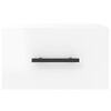 vidaXL Comodini a Muro 2 pz Bianco Lucido 35x35x20 cm