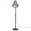vidaXL Lampada da Terra 25 W Argento Vintage 30x30x100-150 cm E27