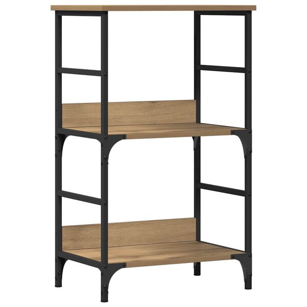 vidaXL Libreria Rovere Artigianale 50x33x82 cm Legno Multistrato