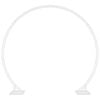 vidaXL Arco Nuziale Doppio Bianco 220 x 45 x 200 cm Acciaio