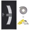 vidaXL Porta Ingresso Antracite 108x200 cm in PVC